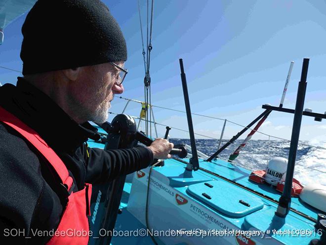 Photo sent from the boat Spirit of Hungary, on December 14th, 2016 - Vendee Globe 2016-2017 © Nandor Fa / Spirit of Hungary / Vendée Globe